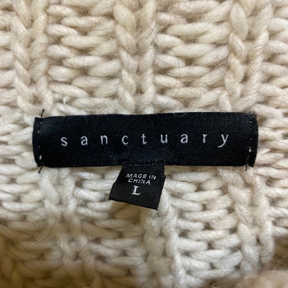 Sanctuary puffy cable knit sweater - Picture 7 of 8